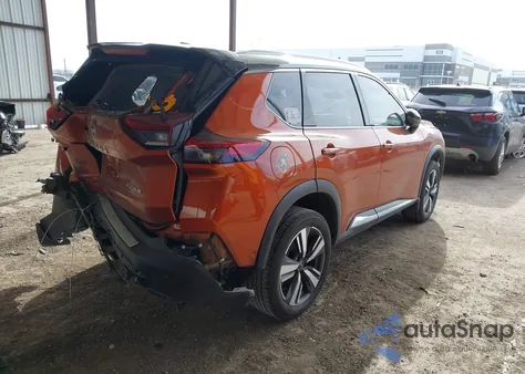 2022 Nissan Rogue Platinum Fwd z USA, uszkodzony, nr VIN JN8BT3DC2NW119943